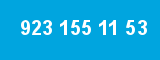 923 155 11 53 923 155 11 53